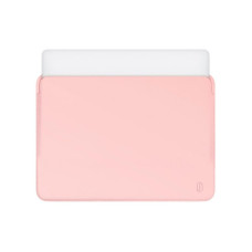 Чохол-накладка для Macbook 13 - WIWU Skin Pro PU Leather Sleeve, Light Pink