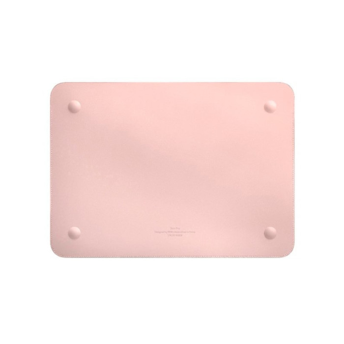 Чохол-накладка для Macbook 13 - WIWU Skin Pro PU Leather Sleeve, Light Pink