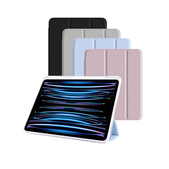 Чохол для iPad Air 13 (2024) - Comma Joy PU with Pen Holed Series, Light Pink