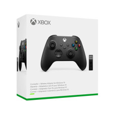 Геймпад Microsoft Xbox Series X / S, Carbon Black + Wireless Adapter