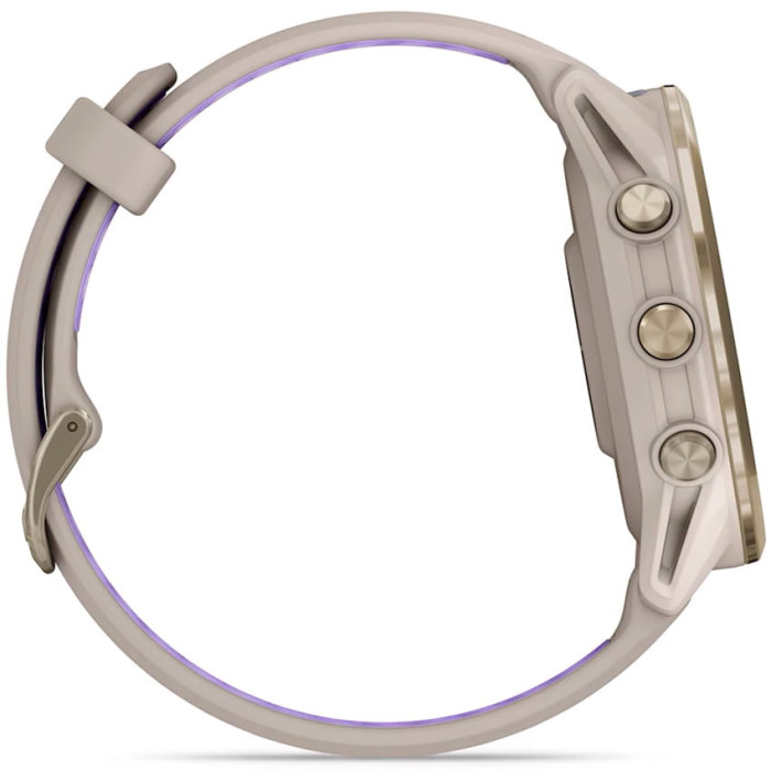 Смарт-годинник Garmin Forerunner 970 Soft Gold Titanium w. French Gray C. and French Gray/T. Indigo
