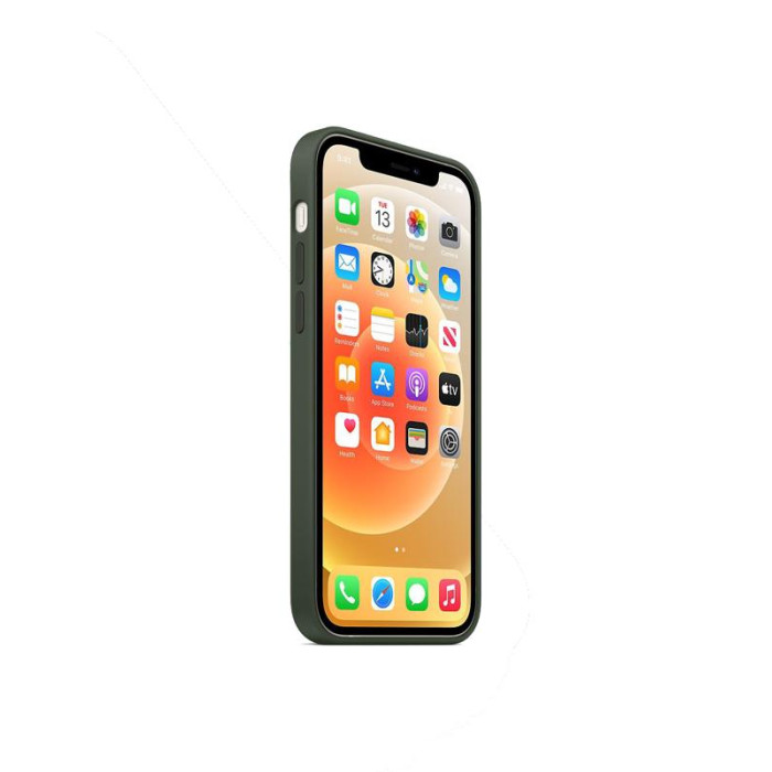 Чохол для iPhone 12 Mini - Silicone Case Magsafe, Cyprus Green (HC)