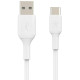Кабель USB to USB-C - Belkin, Silicone 12W 1m, White