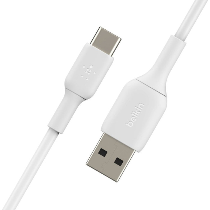 Кабель USB to USB-C - Belkin, Silicone 12W 1m, White