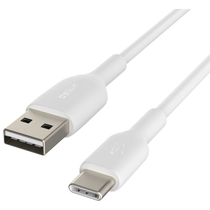 Кабель USB to USB-C - Belkin, Silicone 12W 1m, White