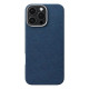 Чохол для iPhone 16 Pro Max - Pitaka Monogram Tactile Woven MagSafe, Dark Blue