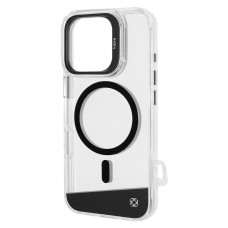 Чохол для iPhone 16 Pro - Kajsa Aluminium Shield Ring MagSafe, Gun Metal