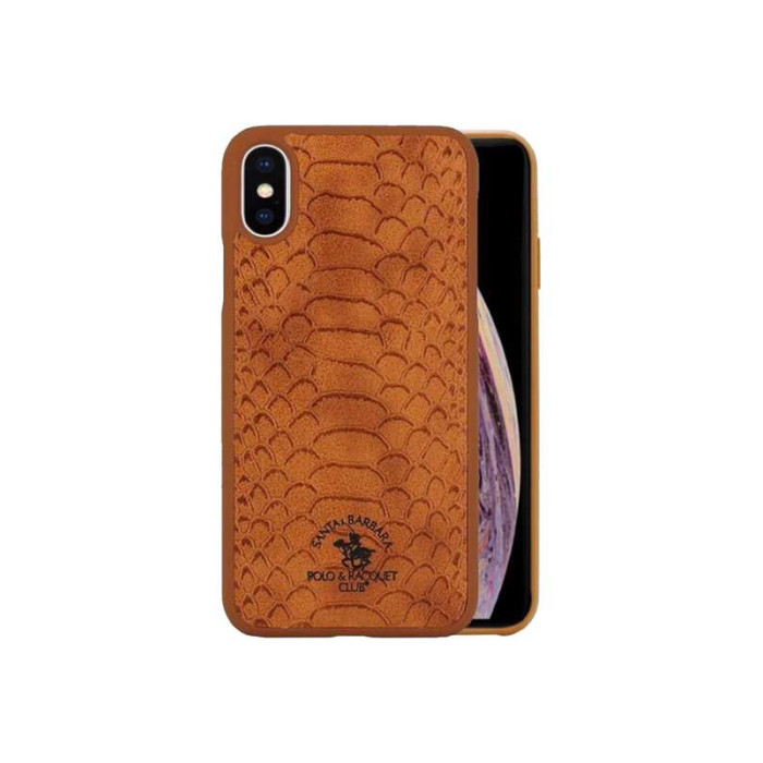 Чохол-накладка Polo Knight для iPhone X Brown
