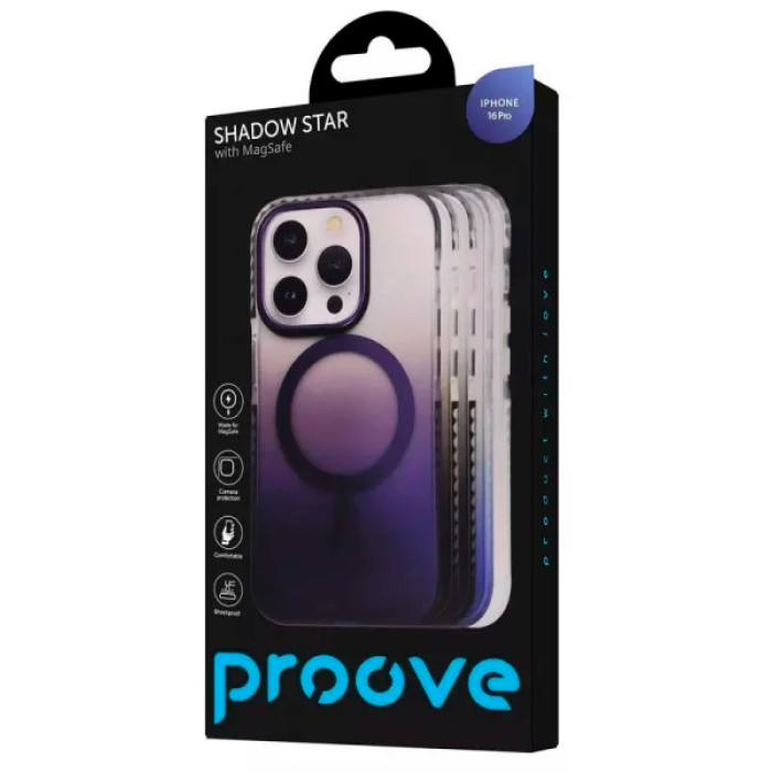 Чохол для iPhone 16 Pro Max - Proove Shadow Star Ring MagSafe, Blue