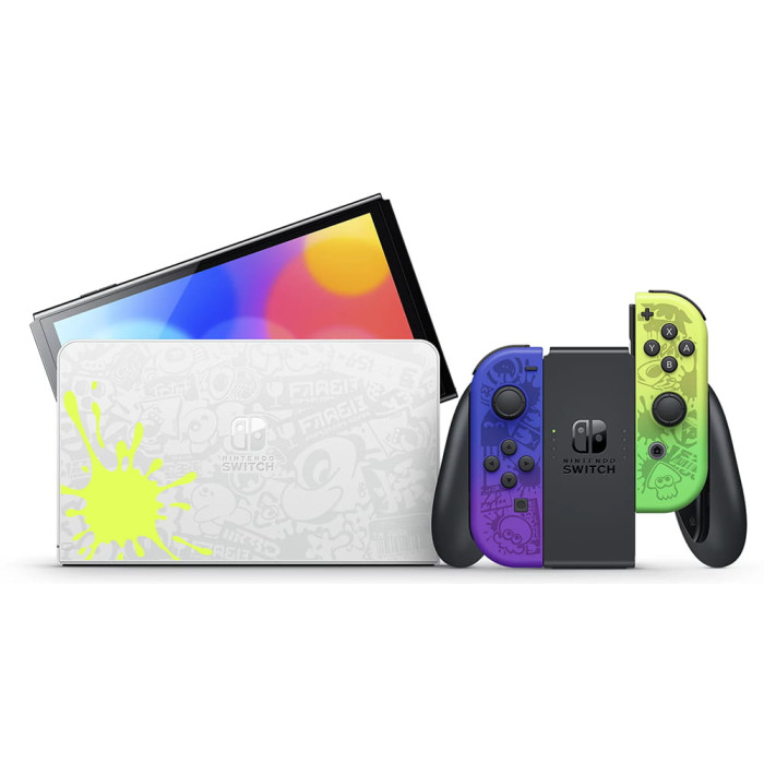 Портативна ігрова приставка - Nintendo Switch OLED Splatoon 3 Edition