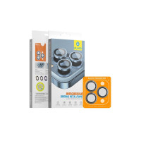 Захисне скло камери для iPhone 15 Pro/15 Pro Max/16 Pro/16 Pro Max - Blueo, Metal Frame, Natural