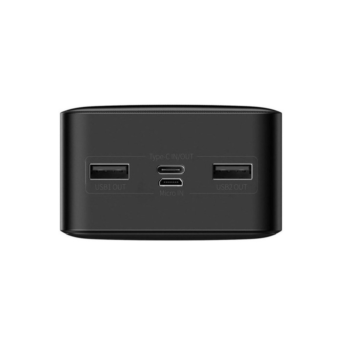 Додатковий аккумулятор Baseus 30000mAh Bipow 15W Black