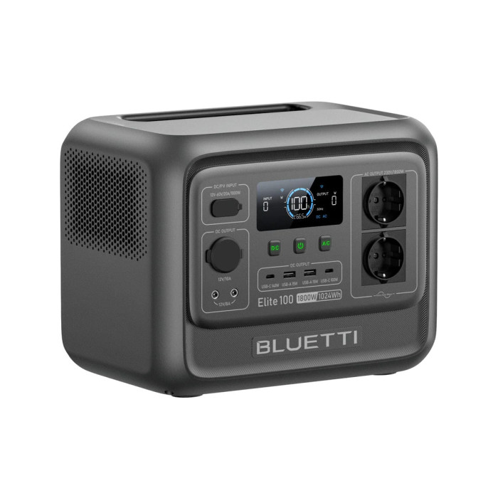Зарядна станція Bluetti Elite 100 V2 Bio-based (1024 Вт/г, 1800 Вт)