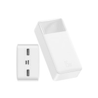 Додатковий аккумулятор Baseus 30000mAh Bipow 15W White