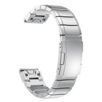 Ремінець для годинника Garmin - QuickFit 26mm, Steel, Silver