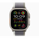 Apple Watch Ultra 2 Titanium, Green/Gray Trail Loop (S/M), LTE
