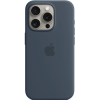 Чохол для iPhone 15 Pro Max - Silicone MagSafe, Storm Blue (HC)