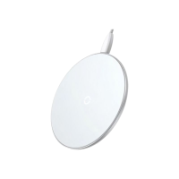 Бездротова зарядна станція - Baseus, Simple Wireless Charger, White