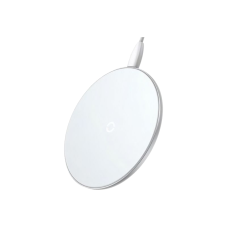 Бездротова зарядна станція - Baseus, Simple Wireless Charger, White