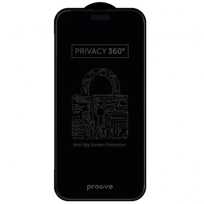Захисне скло для iPhone 18 Pro - Proove, Anti-Peep 360