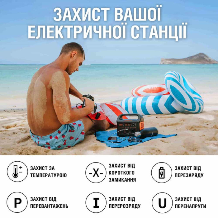 Зарядна станція Jackery Explorer 240 EU (200 Вт/г, 400 Вт)