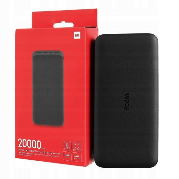 Xiaomi Redmi Power Bank 20000mAh Black