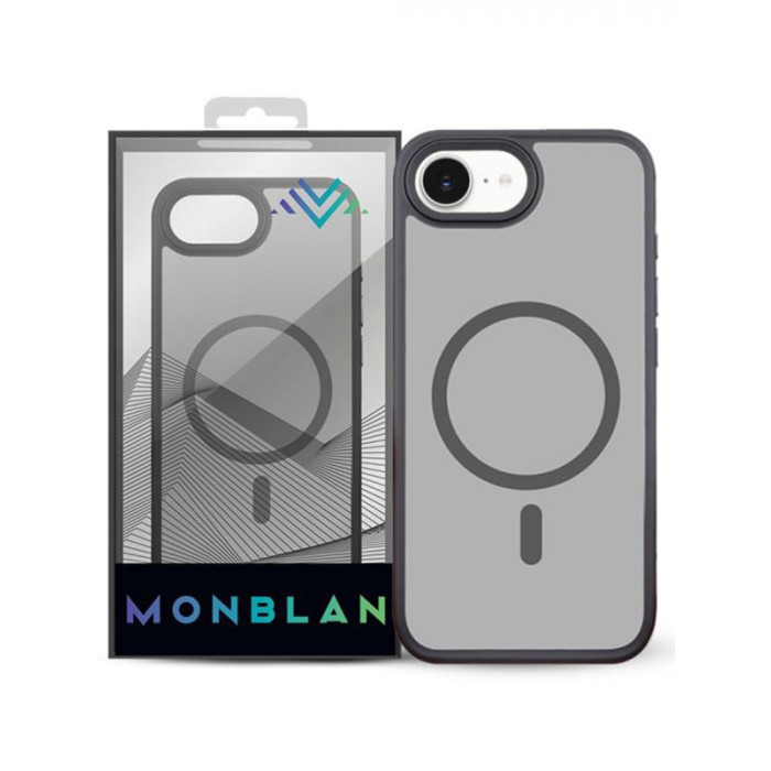 Чохол для iPhone 16e / 17e - Monblan Matte MagSafe, Black