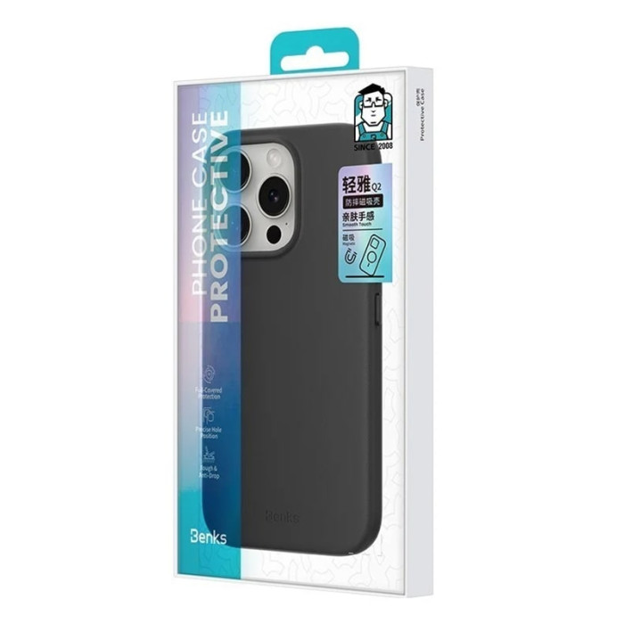 Чохол для iPhone 16 Pro - Benks VitaPro MagSafe, Black