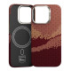 Чохол для iPhone 16 Pro Max - Benks Golden Tide Kevlar MagSafe, Red