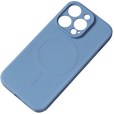 Чохол для iPhone 13 Pro Max - Silicone Cover Silky MagSafe, Blue