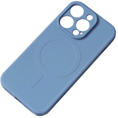 Чохол для iPhone 13 Pro Max - Silicone Cover Silky MagSafe, Blue