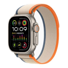 Ремінець для Apple Watch - 42/44/45/46/49mm, Apple Trail Loop Band, Orange / Beige (S/M)