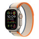 Ремінець для Apple Watch - 42/44/45/46/49mm, Apple Trail Loop Band, Orange / Beige (S/M)