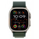 Apple Watch Ultra 2 2024 Natural Titanium, Dark Green Alpine Loop (M), LTE