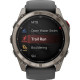Смарт-годинник Garmin Fenix 8 Pro 51mm AMOLED Sapphire Titanium with Graphite/Black Silicone Band