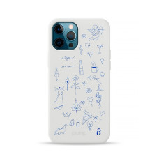 Чохол для iPhone 12/12 Pro - Pump Silicone Minimalistic, Ink