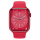 Apple Watch S8 45mm Red, Red Sport Band