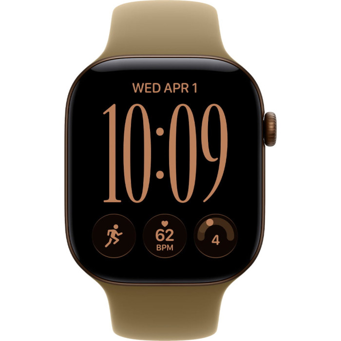Apple Watch S12 46mm Dark Bronze, Olive Sport Band (M/L)