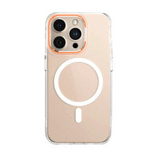 Чохол для iPhone 15 - Blueo Ultra Clear Anti-Drop MagSafe, Orange