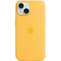 Чохол для iPhone 15 - Silicone MagSafe, Sunshine (HC)