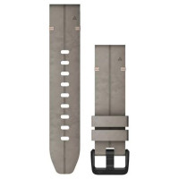 Ремінець для годинника Garmin - QuickFit 20mm, Suede Band, Shale Gray