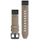 Ремінець для годинника Garmin - QuickFit 20mm, Suede Band, Shale Gray