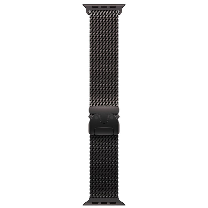 Apple Watch Ultra 3 Black Titanium, Black Titanium Milanese Loop, (Large), LTE