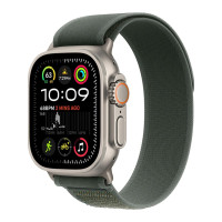 Apple Watch Ultra 2 2024 Natural Titanium, Green Trail Loop (S/M), LTE
