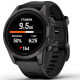 Смарт-годинник Garmin Epix Pro (Gen 2) Sapphire AMOLED 42mm Carbon Gray DLC Titanium w. Black Band