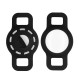 Силіконовий чохол на ошийник для тварин під Apple AirTag - Black