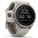 Смарт-годинник Garmin Fenix 9 Pro 43mm AMOLED Titanium with Fog Gray/Dark Sandstone Silicone Band