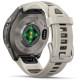 Смарт-годинник Garmin Fenix 9 Pro 43mm AMOLED Titanium with Fog Gray/Dark Sandstone Silicone Band