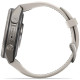 Смарт-годинник Garmin Fenix 9 Pro 43mm AMOLED Titanium with Fog Gray/Dark Sandstone Silicone Band