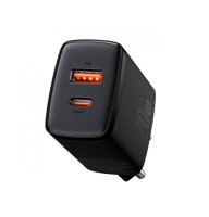 Зарядний пристрій - Baseus, Compact Quick Charger, 20W Black